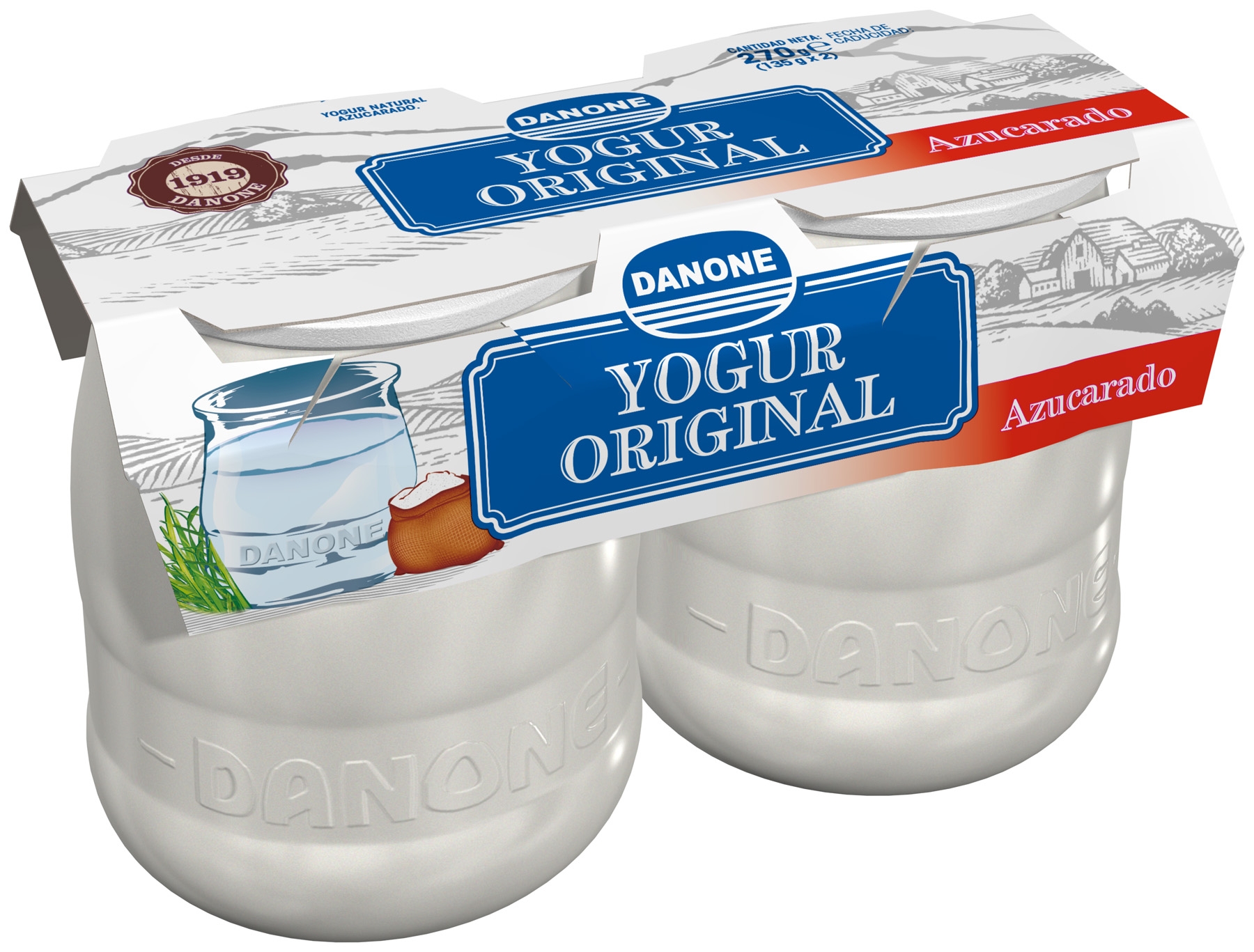 IOG ORIGINAL NATURAL 135G x2 DANONE